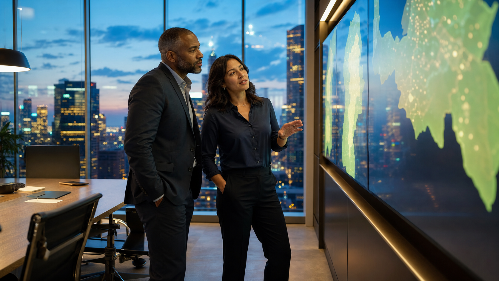 A wide city network representing media-market reach