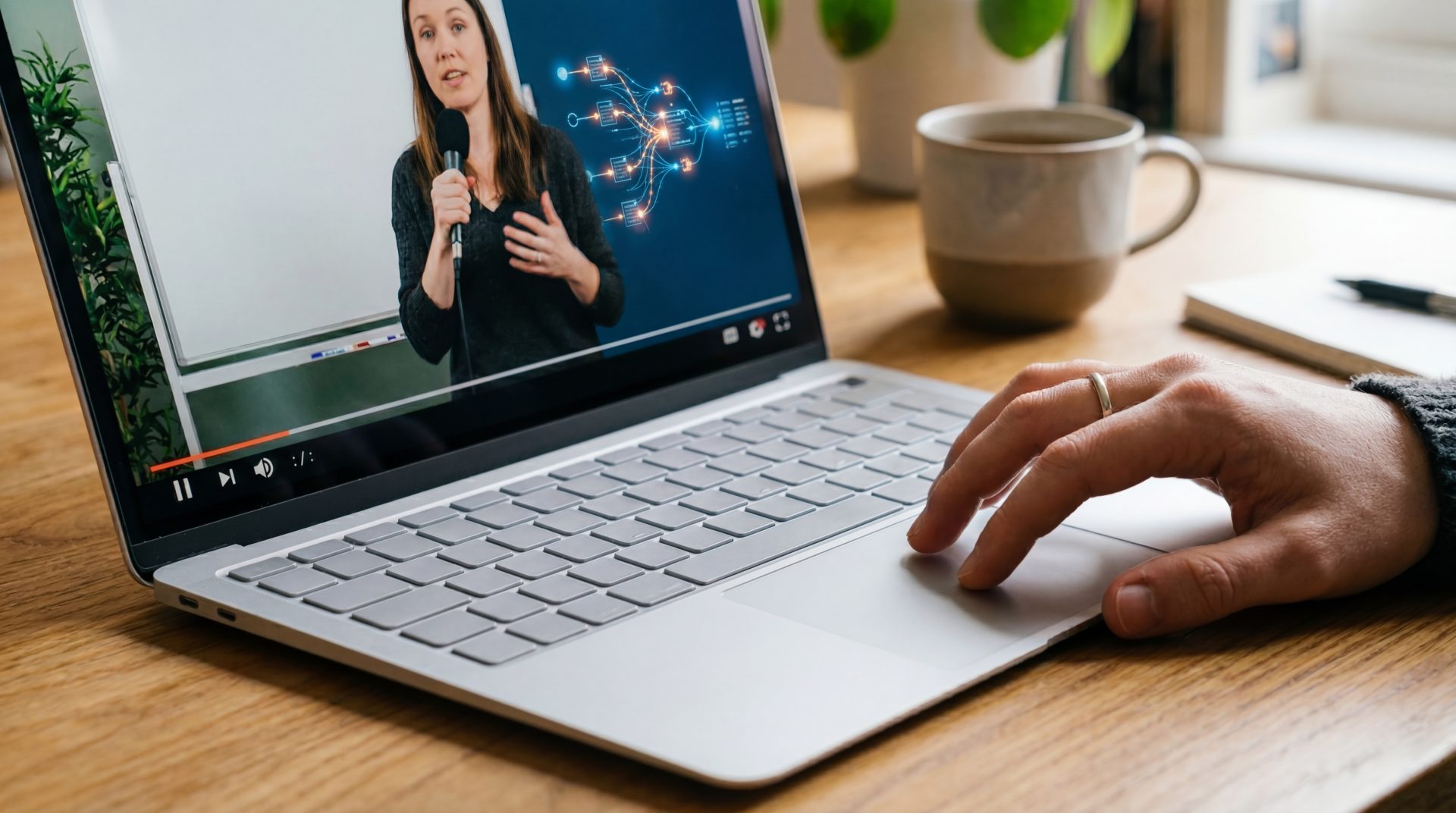 A commercial running as an online video advertisement